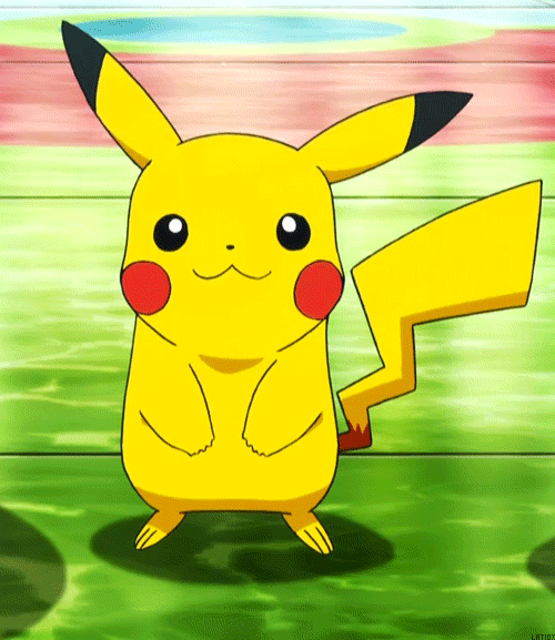 Pikachu waving